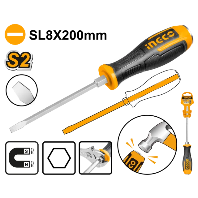ШТРАФЦИГЕР – SL8x200mm INGCO HGTS688200