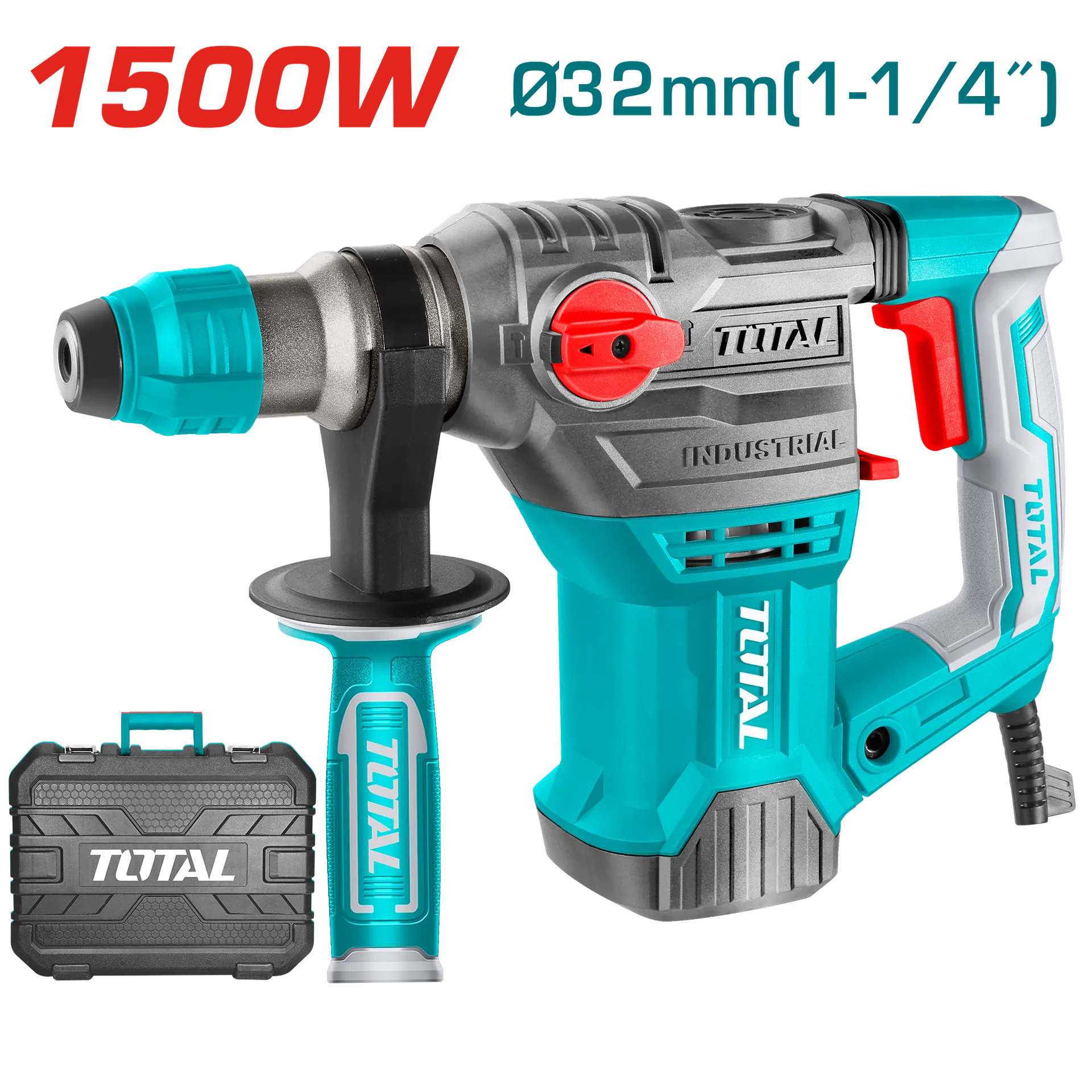 Çekiç i goditjeve elektrik shpuese SDS+ hilti 1500W 5.5J TOTAL TH1153216