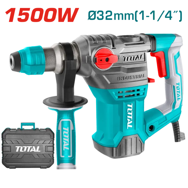 ЕЛЕКТИРИЧЕН УДАРЕН ЧЕКАН ДУПЧАЛКА SDS+ ХИЛТА 1500W 5.5J TOTAL TH1153216