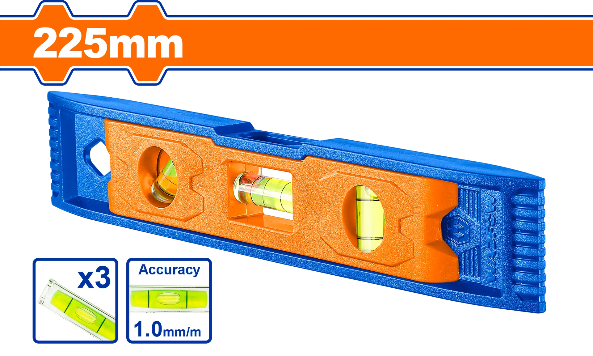 Mini nivel ujë masë 225mm WADFOW WSL4320