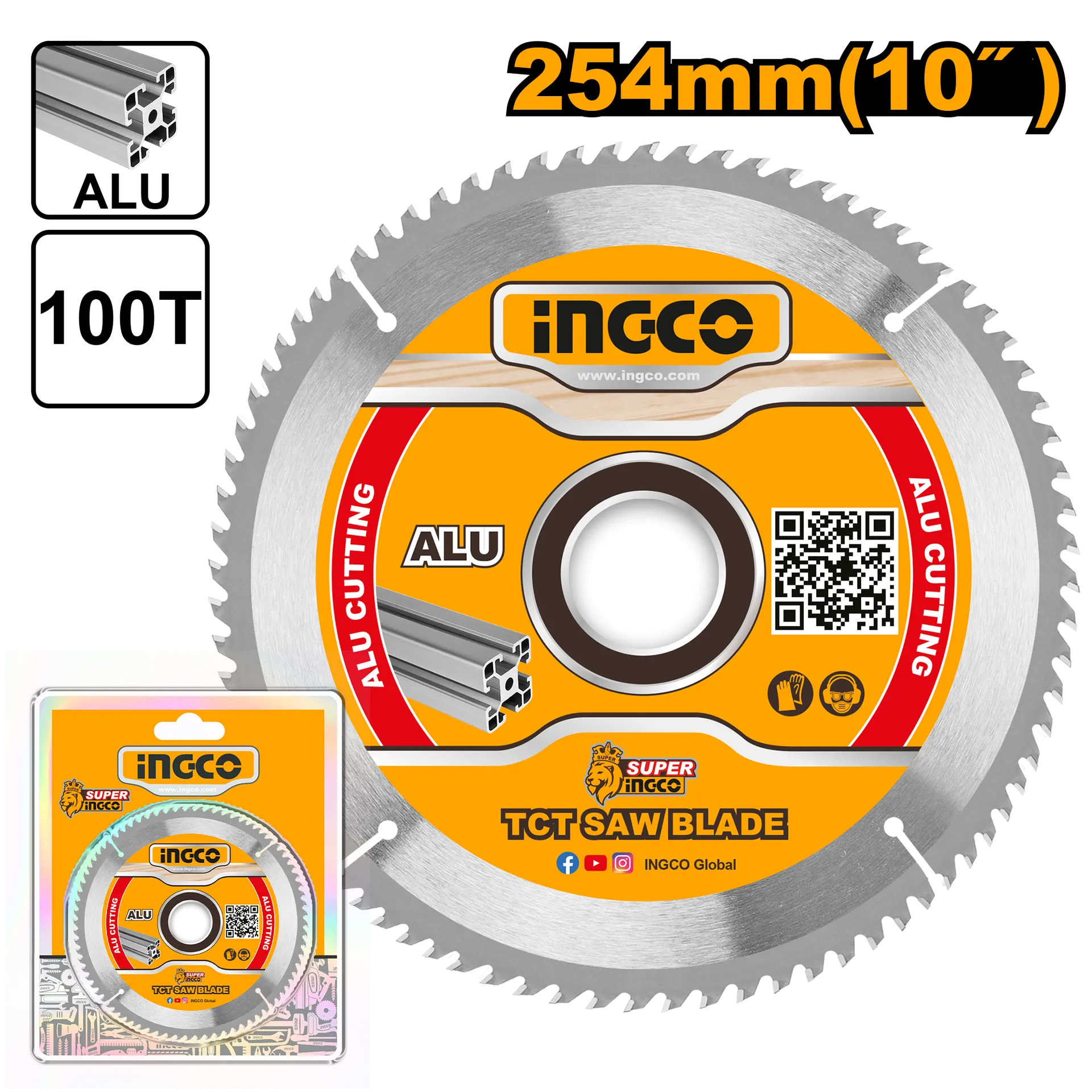 Sharrë INGCO 254mm 100T alumin TSB3254210