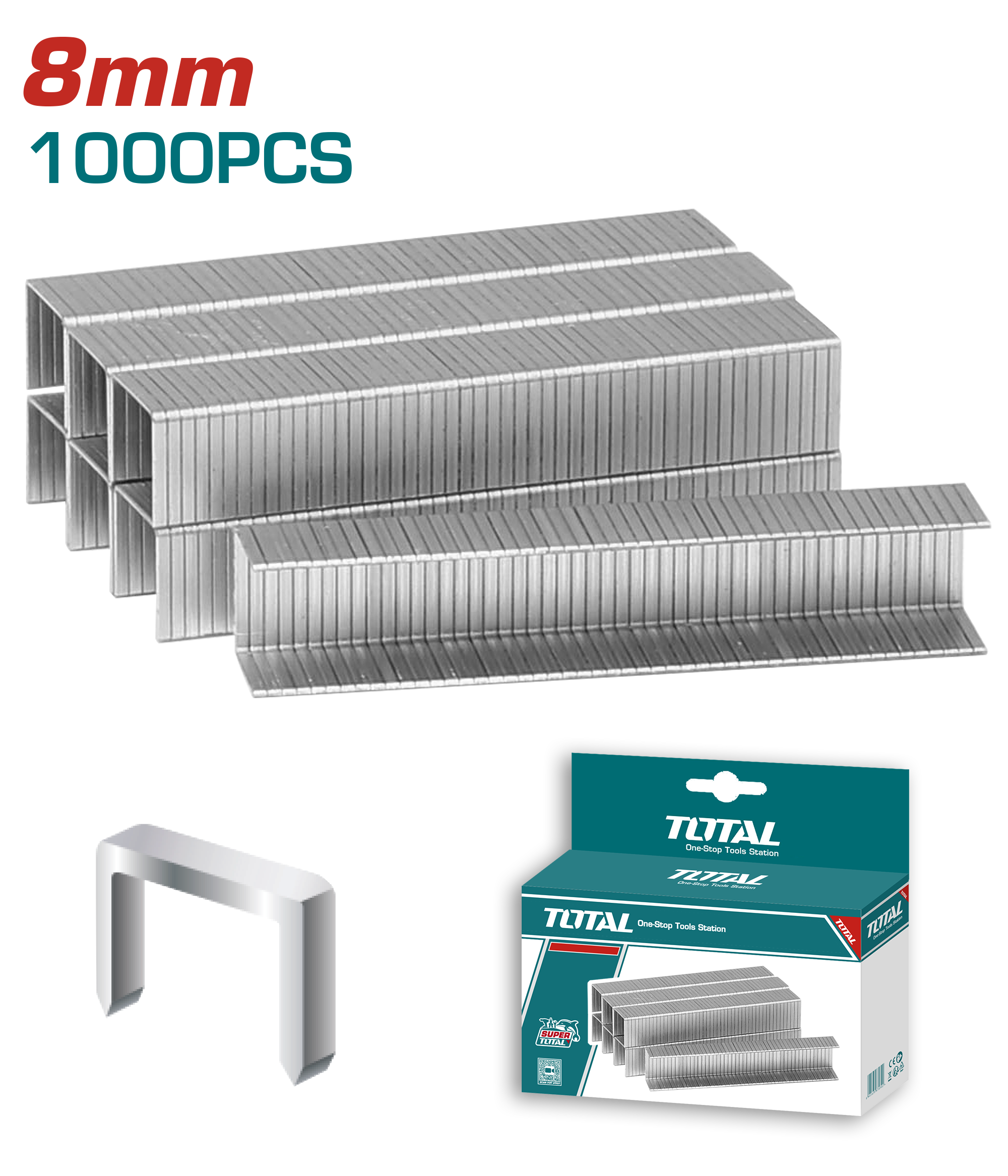 Municioni TOTAL 8×1.2mm 1000 çift THT3982