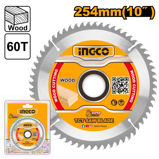 ПИЛА ЗА ДРВО ЗА ЦИРКУЛАР 140mm 24Т INGCO TSB114041
