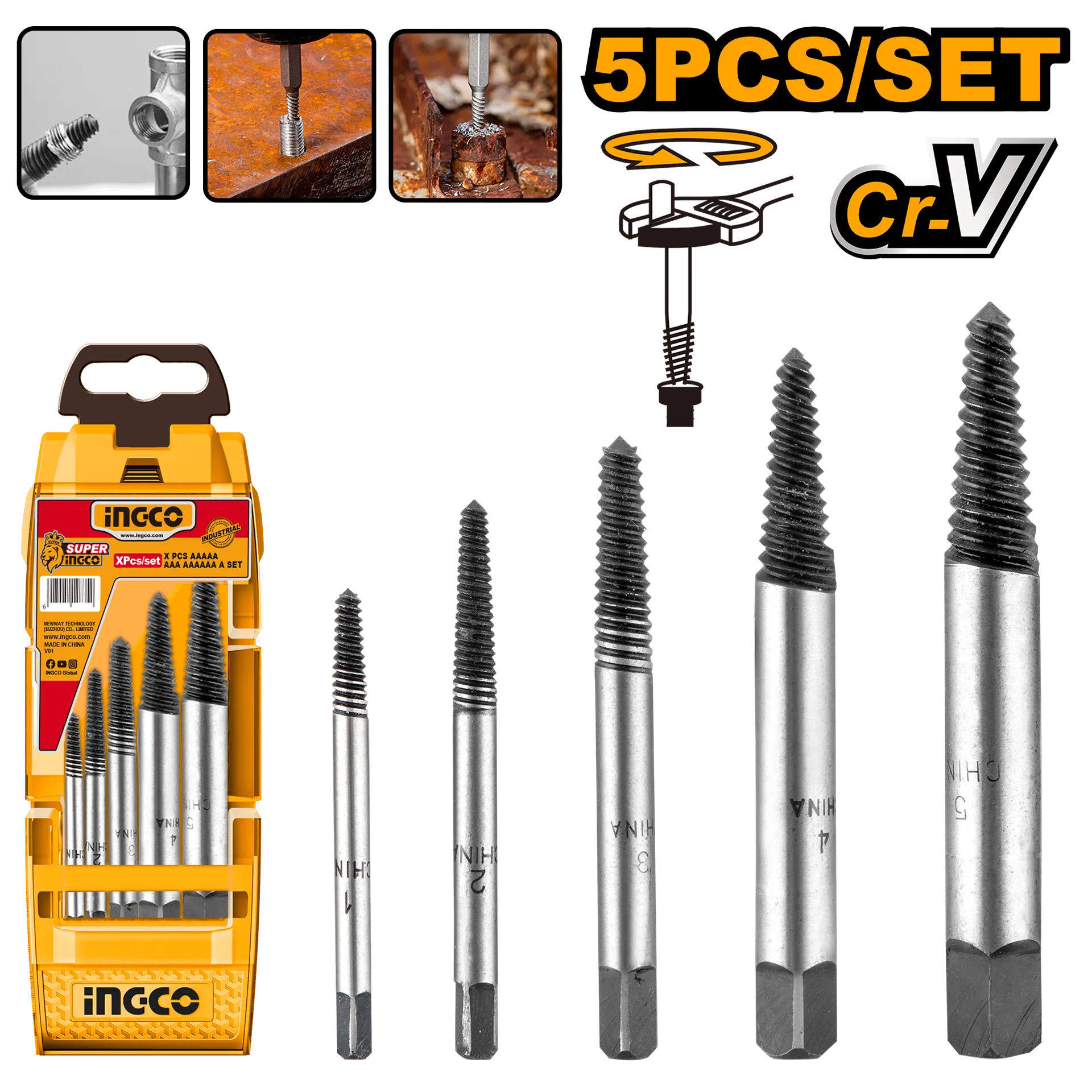 Stërcue majtas 5/1 INGCO ASE008