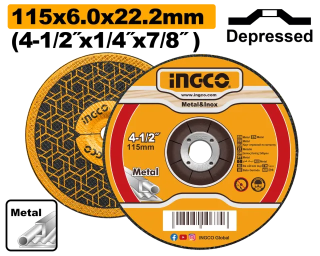 INGCO gur për bluarje 115×6 MGD601151