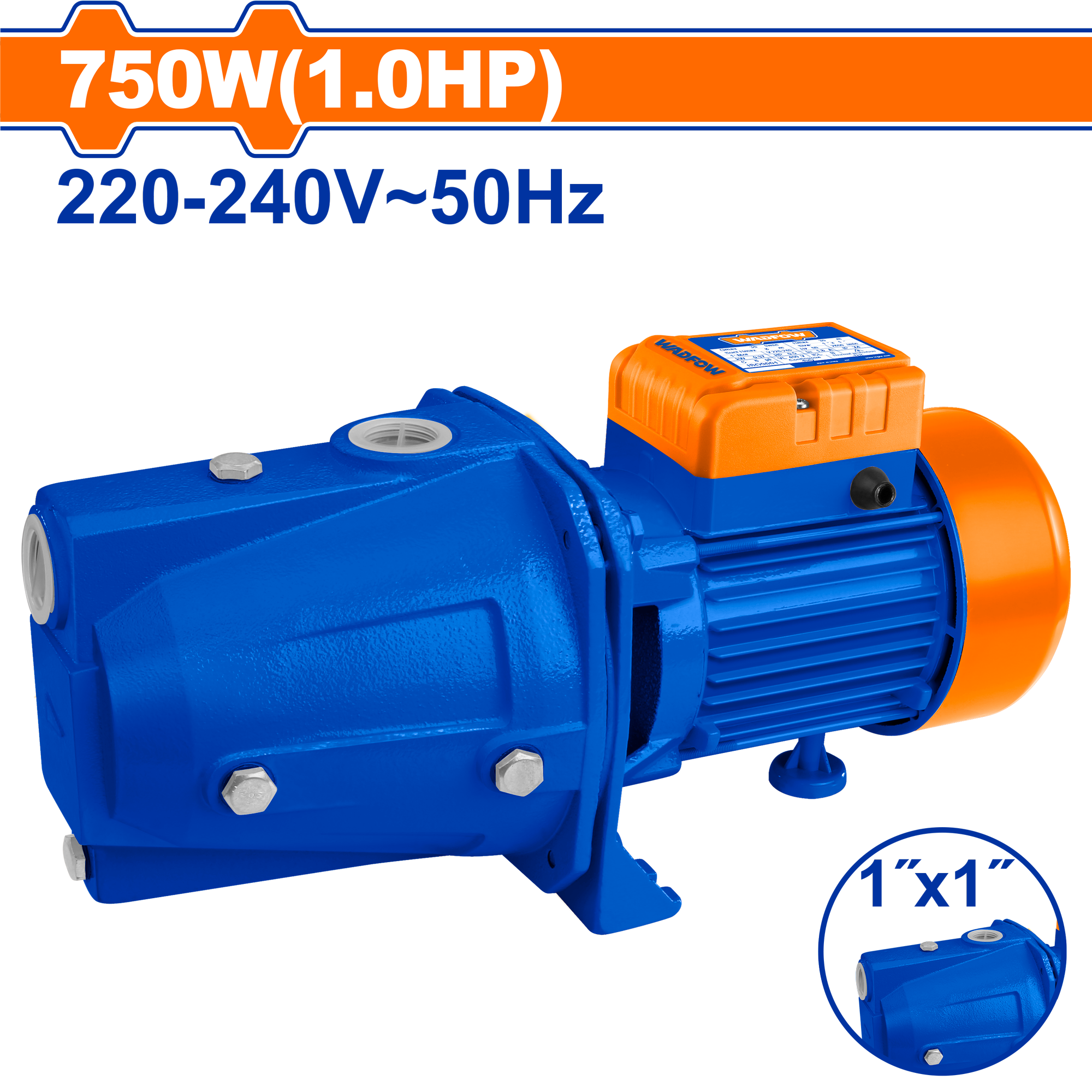 ВАКУУМ ПУМПА ЗА ВОДА 0.75kw WADFOW WWPJA03