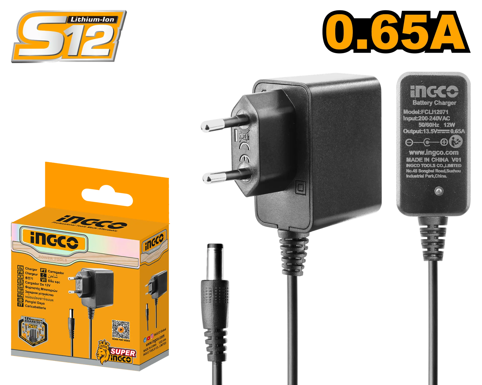 Polnač 12071E 12W 0.65A INGCO FCLI12071E