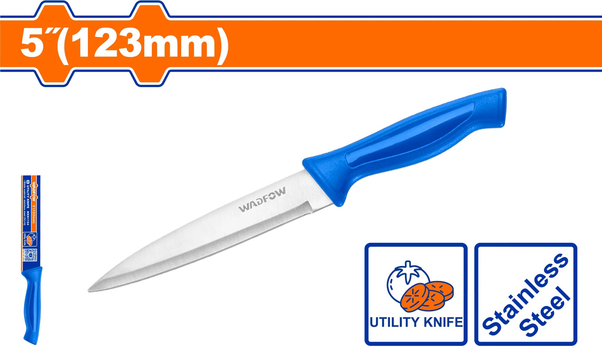 Кујнски нож 123mm WADFOW WKK1154