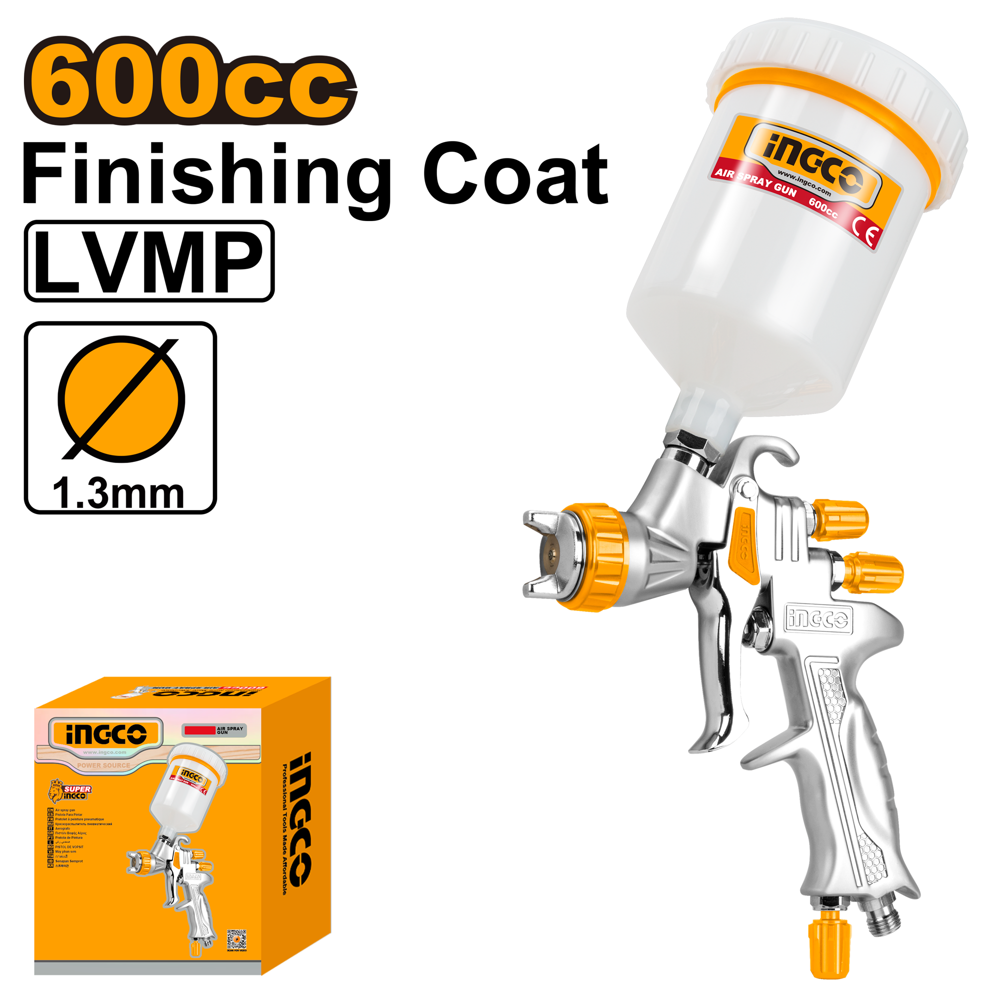 Pistol per ngjyrosje INGCO 1.3 PVC G. ASG1065