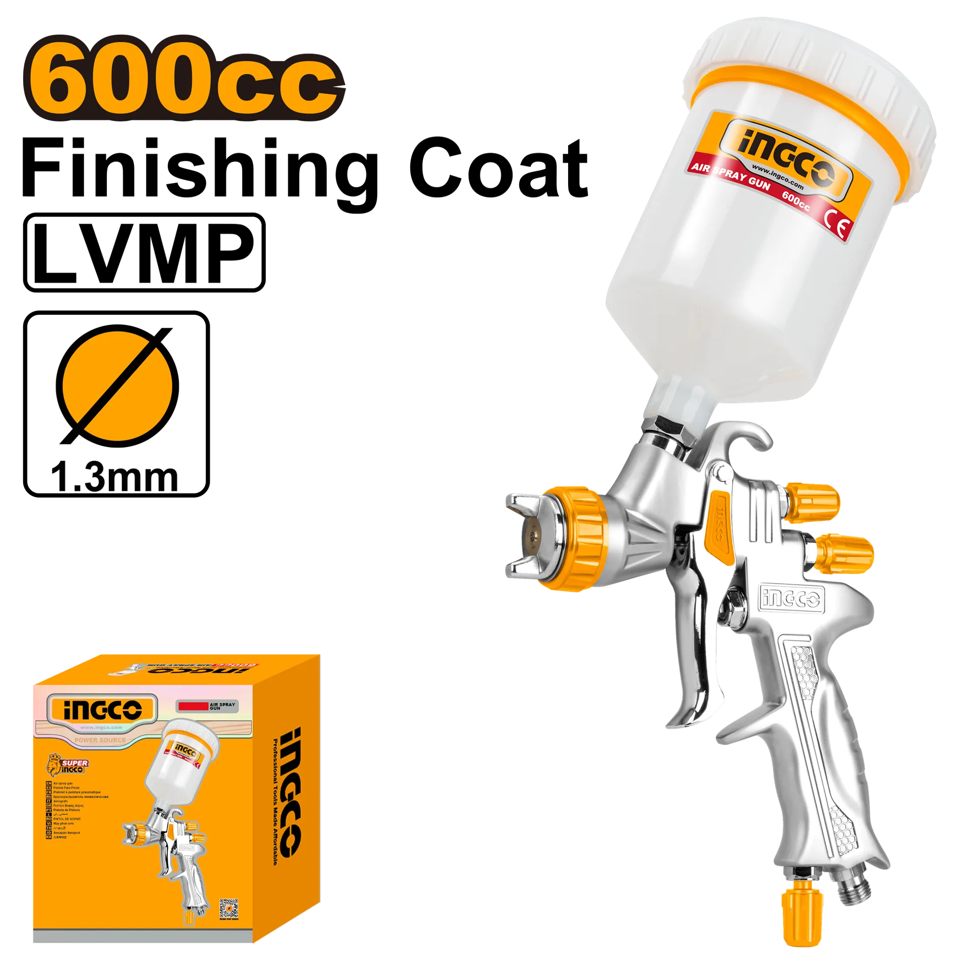 Pistol per ngjyrosje INGCO 1.3 PVC G. ASG1065