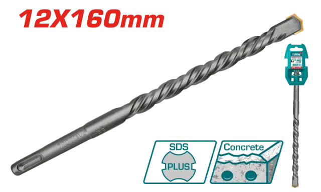 БУРГИЈА ЗА БЕТОН SDS+ TOTAL 12x160mm TAC311202