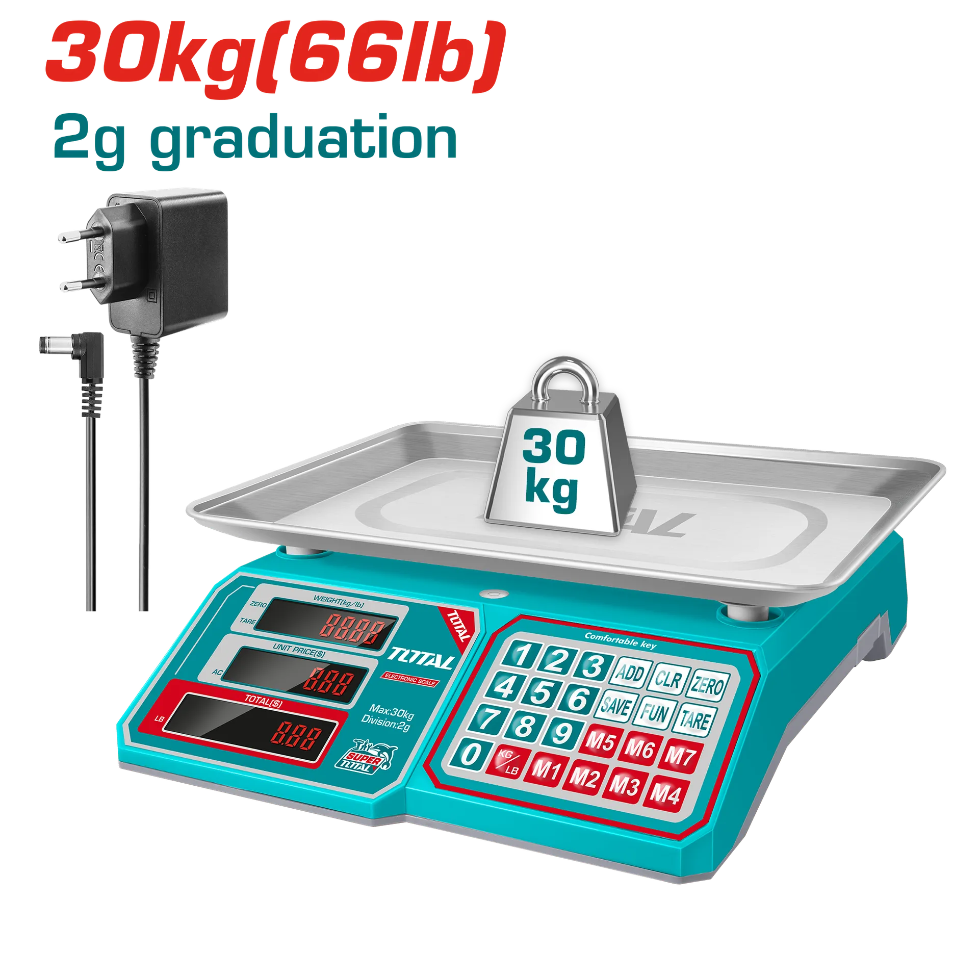 Peshore TOTAL 30KG TESA3301