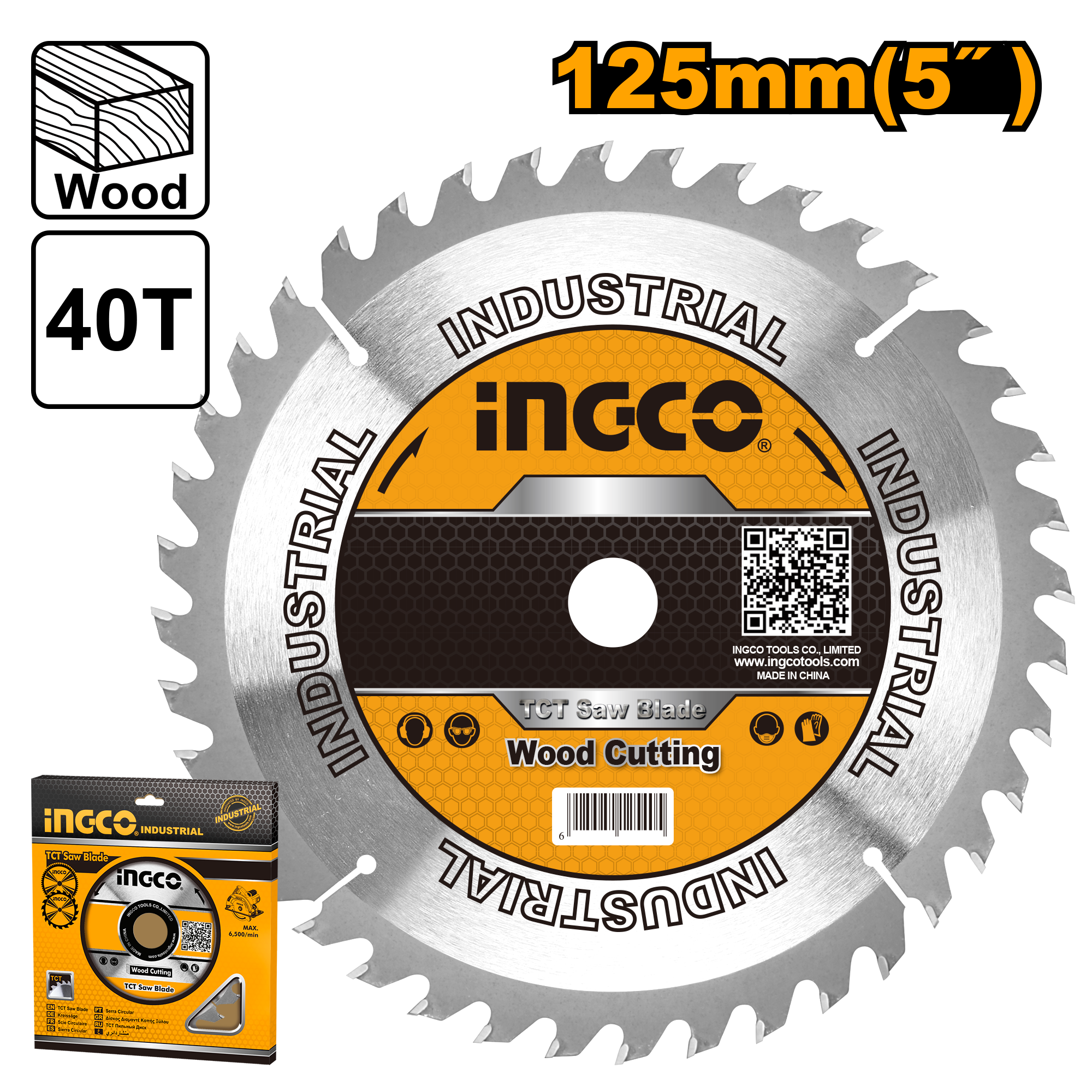Sharrë për druri INGCO 125mm TSB112555