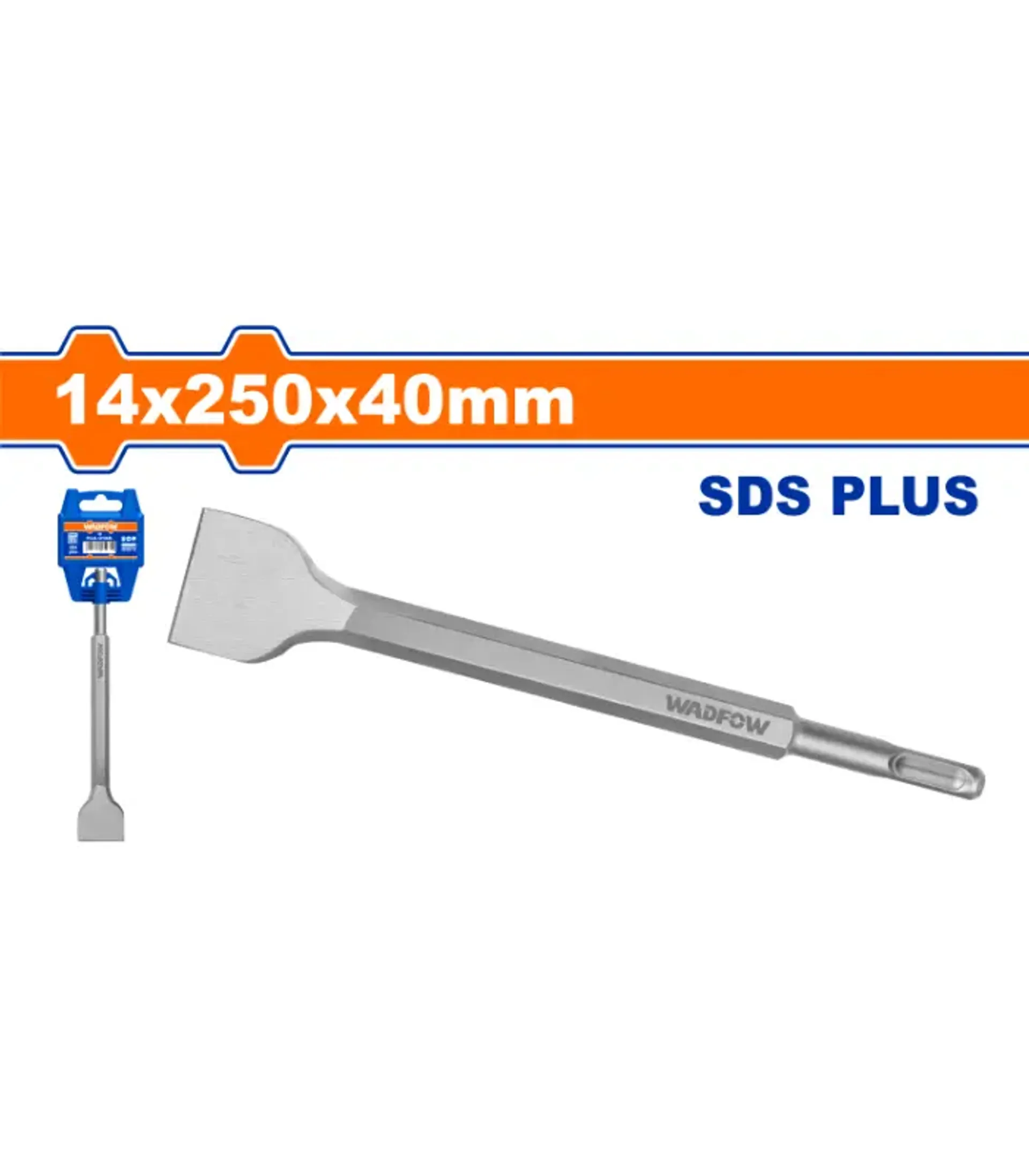 Dalta SDS+ e sheshtë e gjerë 14x250x40mm WADFOW WGZ1203