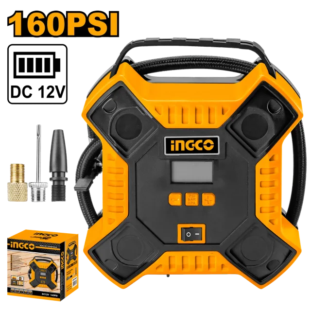 КОМПРЕСОР ЗА АВТОМОБИЛИ INGCO 12V AAC1601
