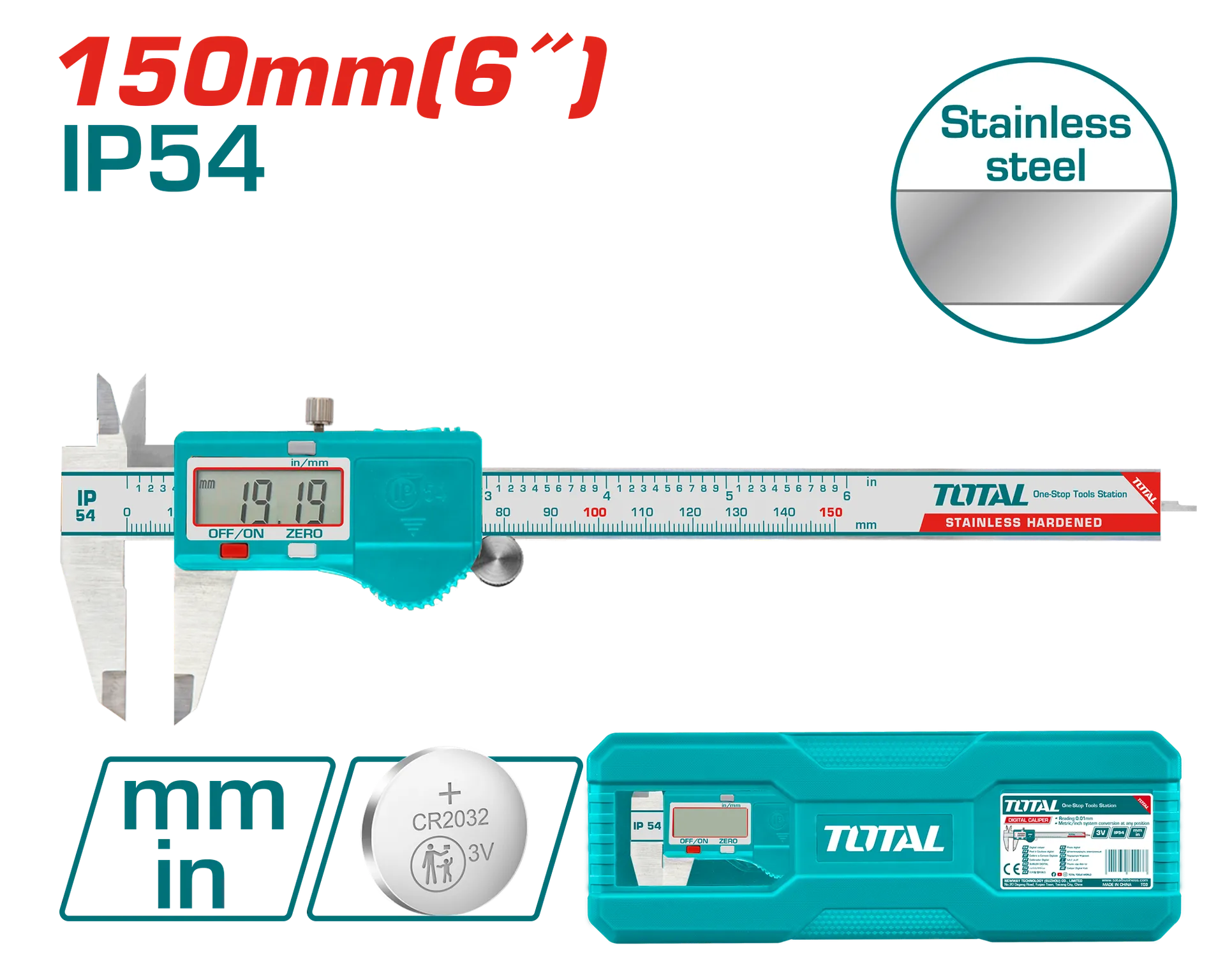 Kalibër TOTAL digital TMT321506