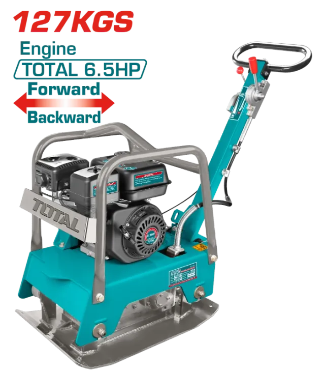 БЕНЗИСКА ВИБРАЦИОНА ПЛОЧА 4.80kW/6.50HP 127KG-2 TOTAL TP7125-2