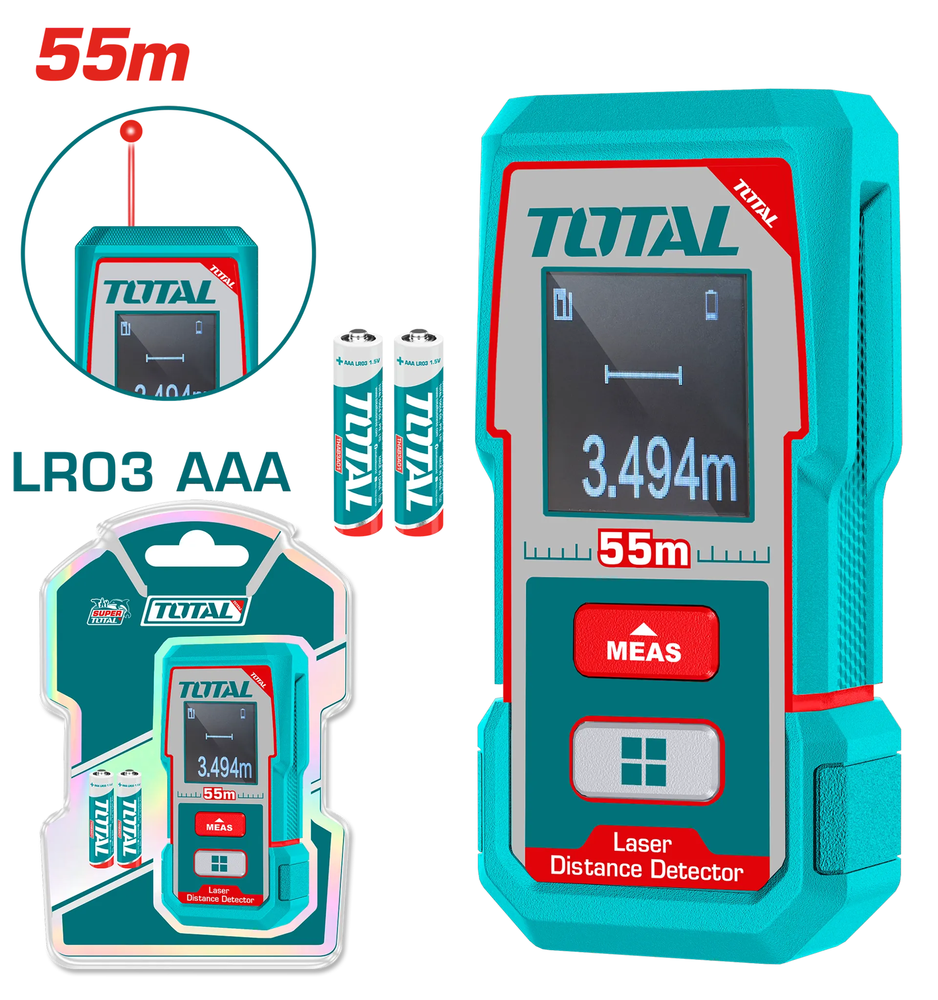 Matës lazer 55M TOTAL TMT550166