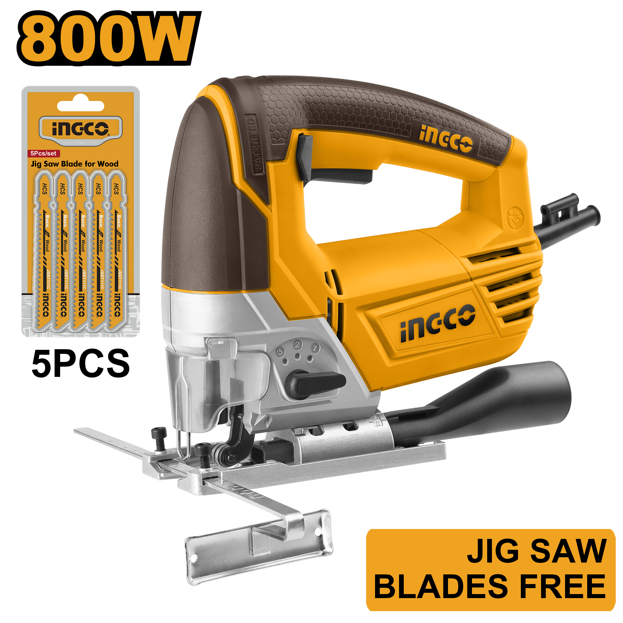 Pila Ubode 800W INGCO JS80028