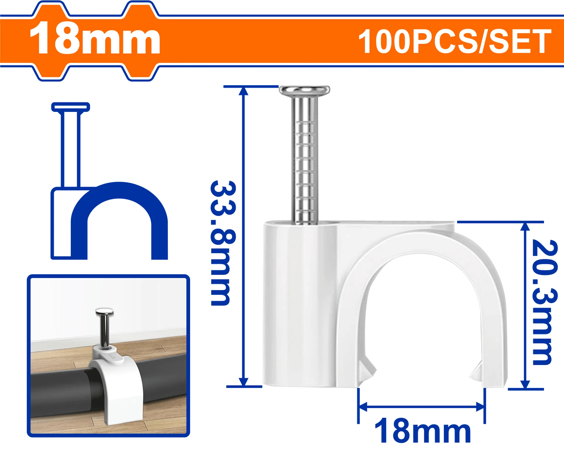 шелни за кабел 10mm WADFOW WFQ1310