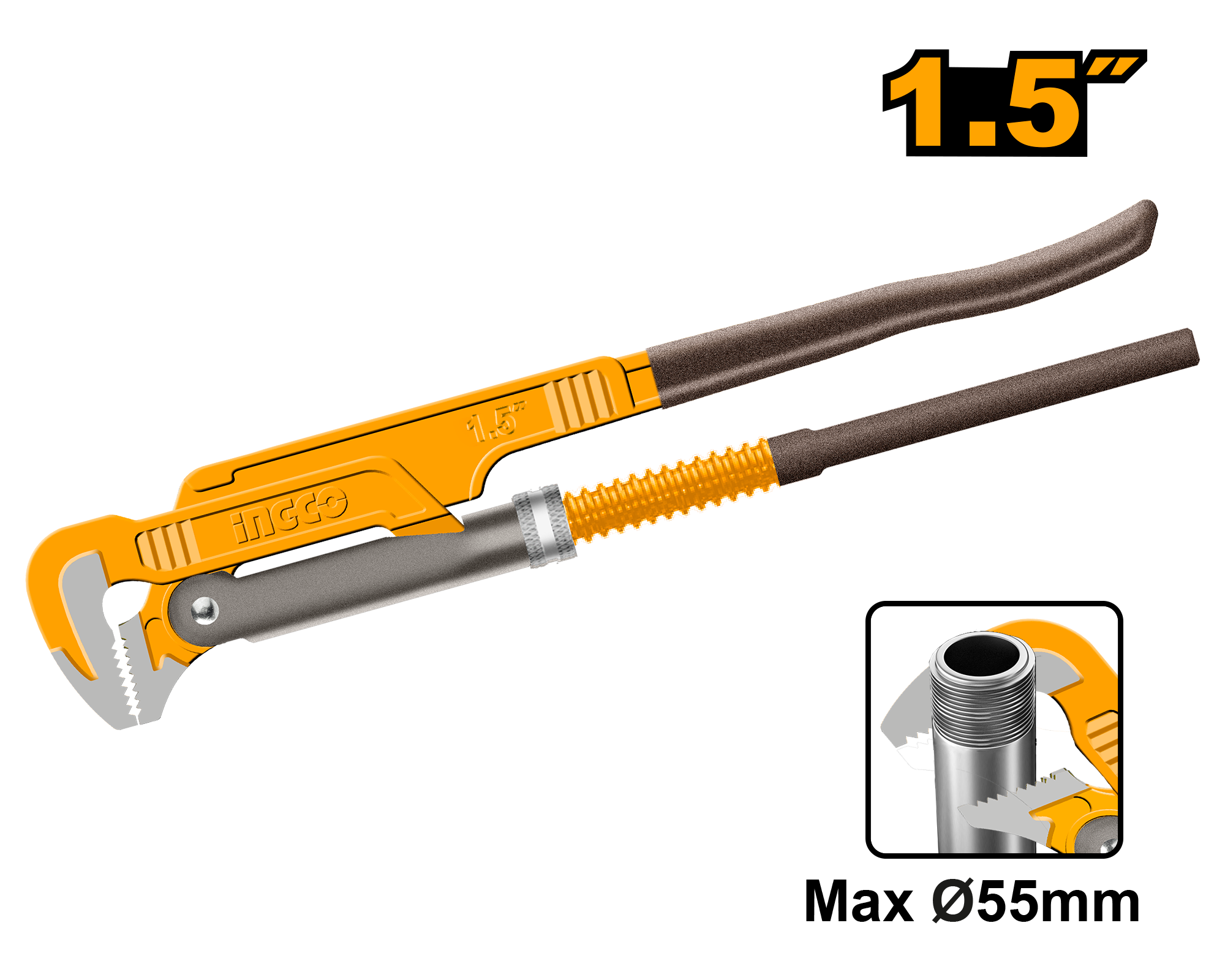 Pliers for plumbing and pipes INGCO 1.5 HPW04151