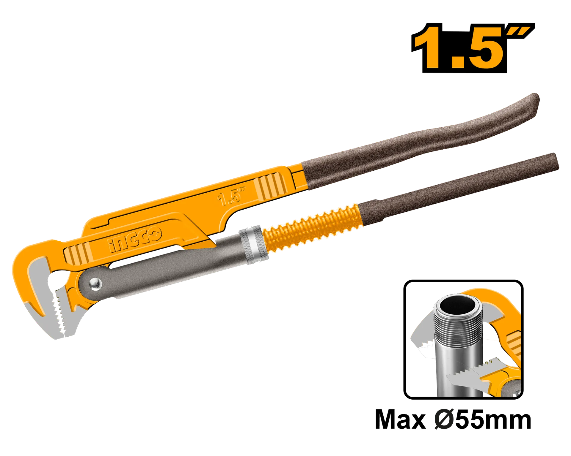 Pliers for plumbing and pipes INGCO 1.5 HPW04151