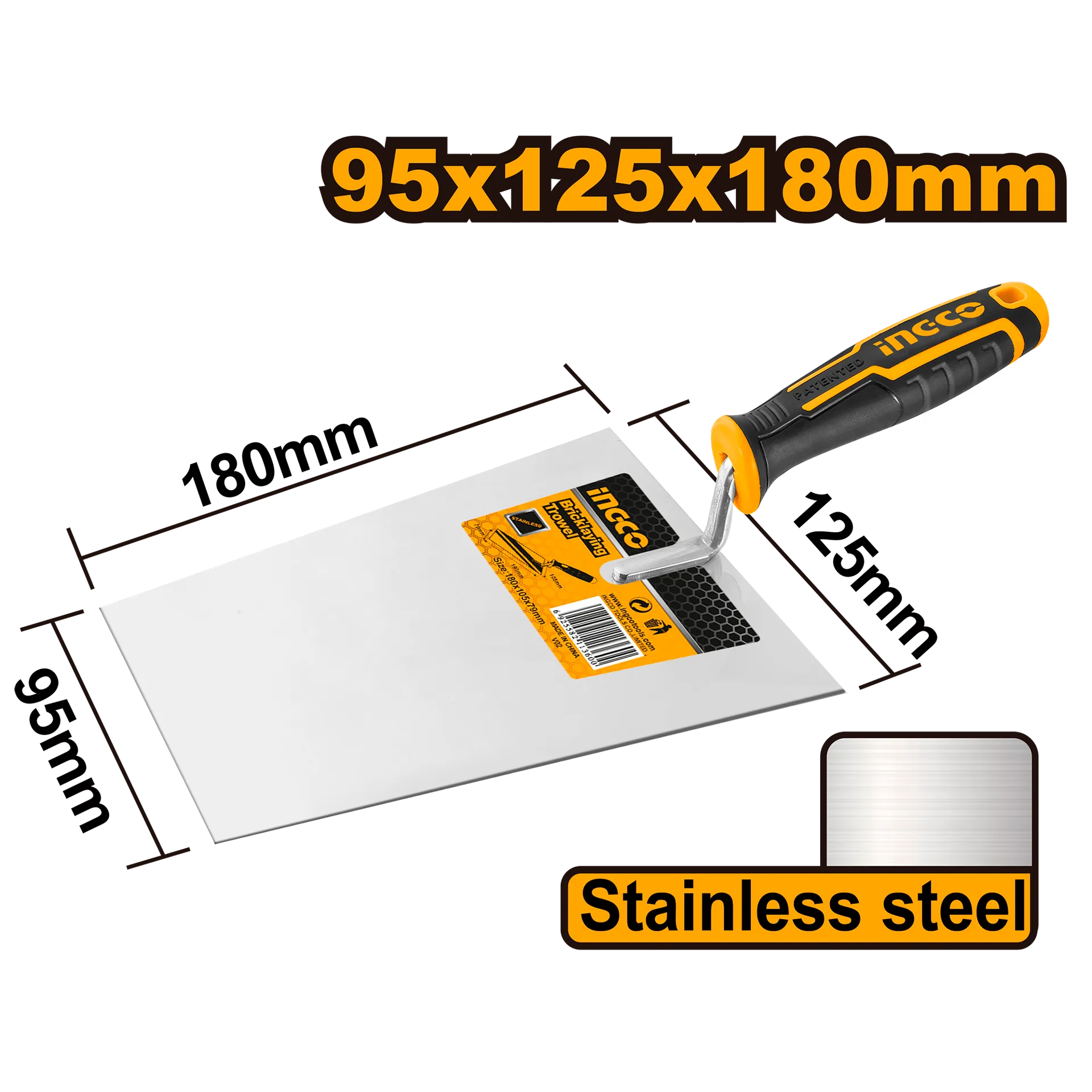 Spatulë inoks INGCO HBTS021801