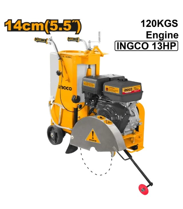 БЕНЗИНСКА ПИЛА ЗА БЕТОН И АСФАЛТ 9.60kW/13.00HP INGCO GSF16-2