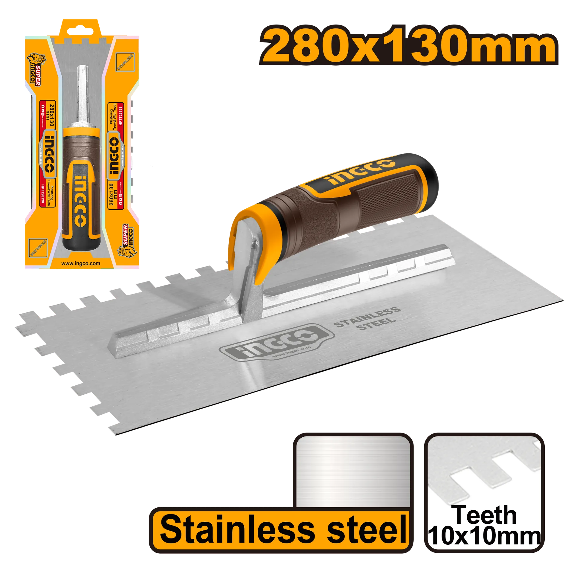 Putaç inoks INGCO me dhëmbë HPPT28138