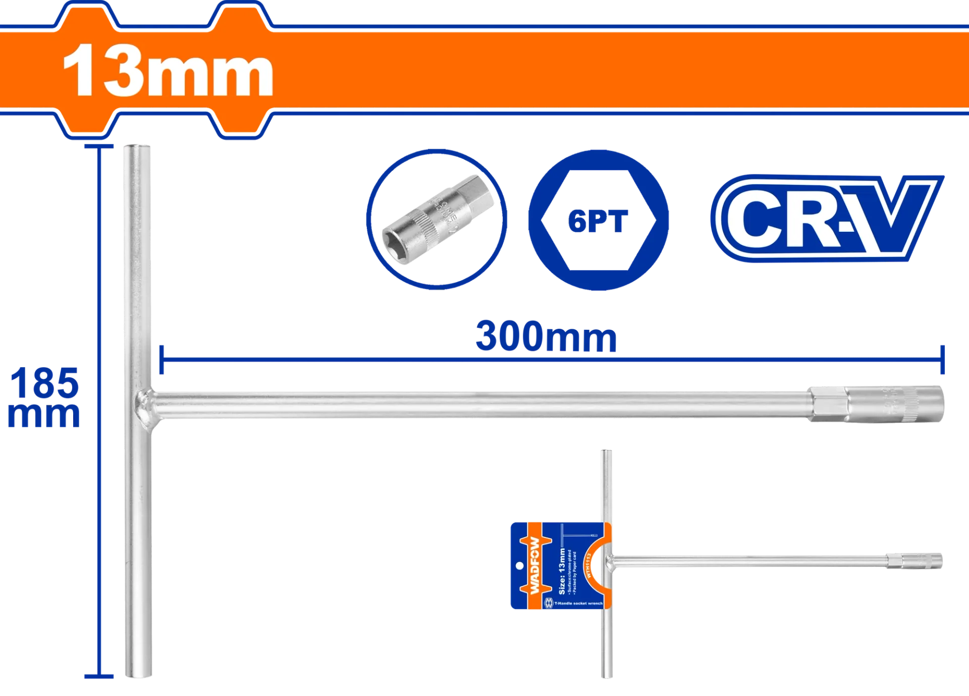 Çelës-T 13mm WADFOW WTH1113