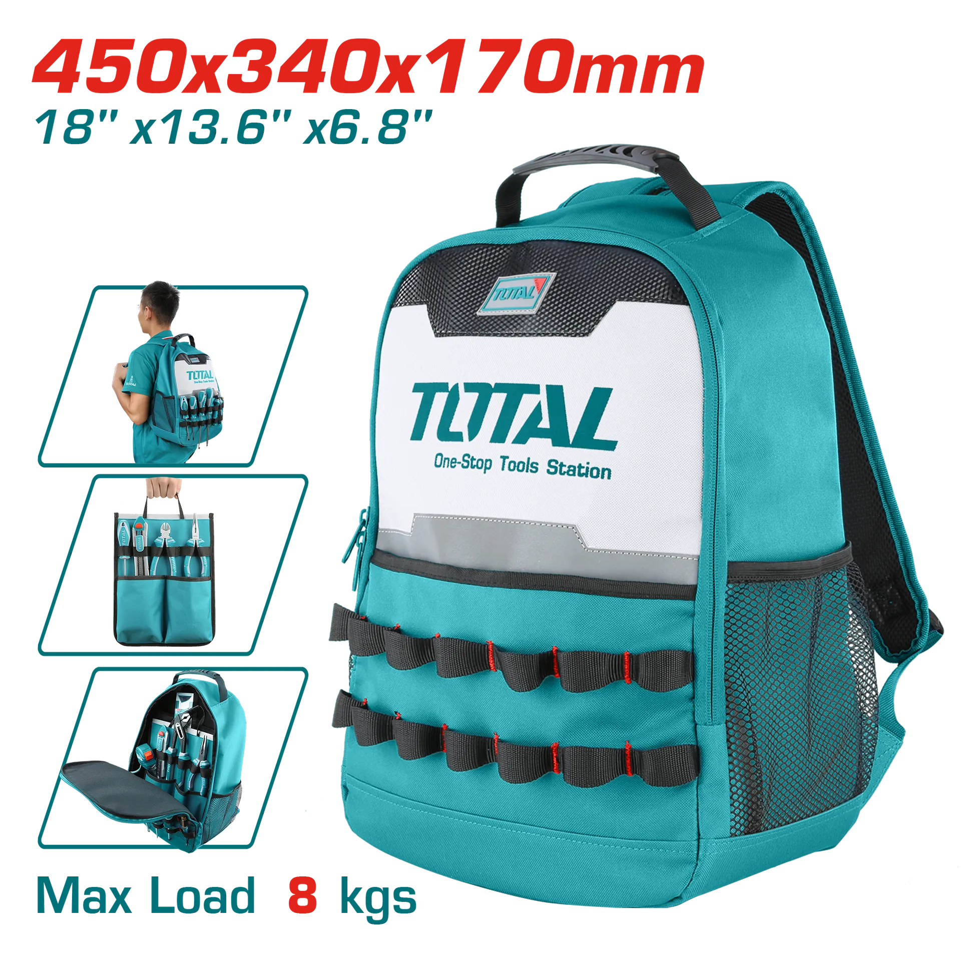ЧАНТА ЗА АЛАТ TOTAL THBP0201