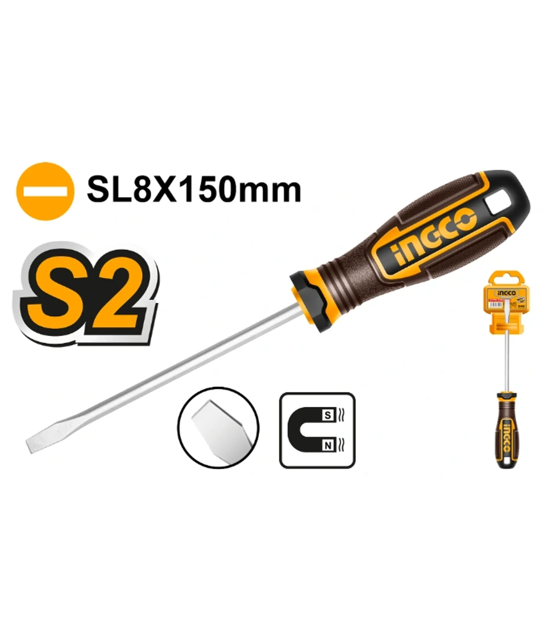 Përçues S28x150mm INGCO HSDSL8150