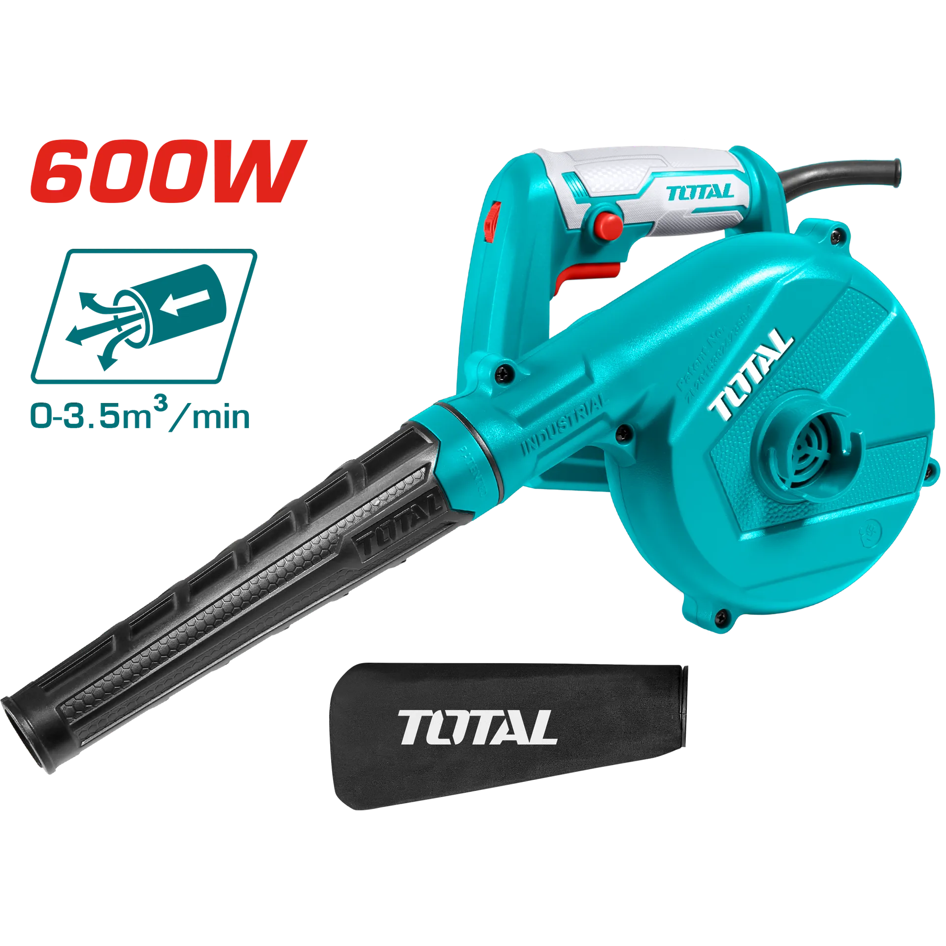 Aspiraator fryrës 600W TOTAL TB2066