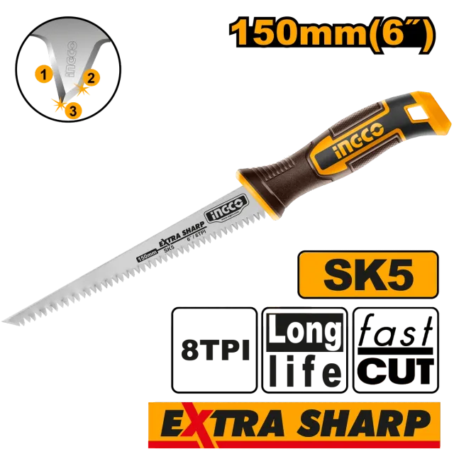 Sharë dore për kartën e gipsit 150mm INGCO HWBSW1506