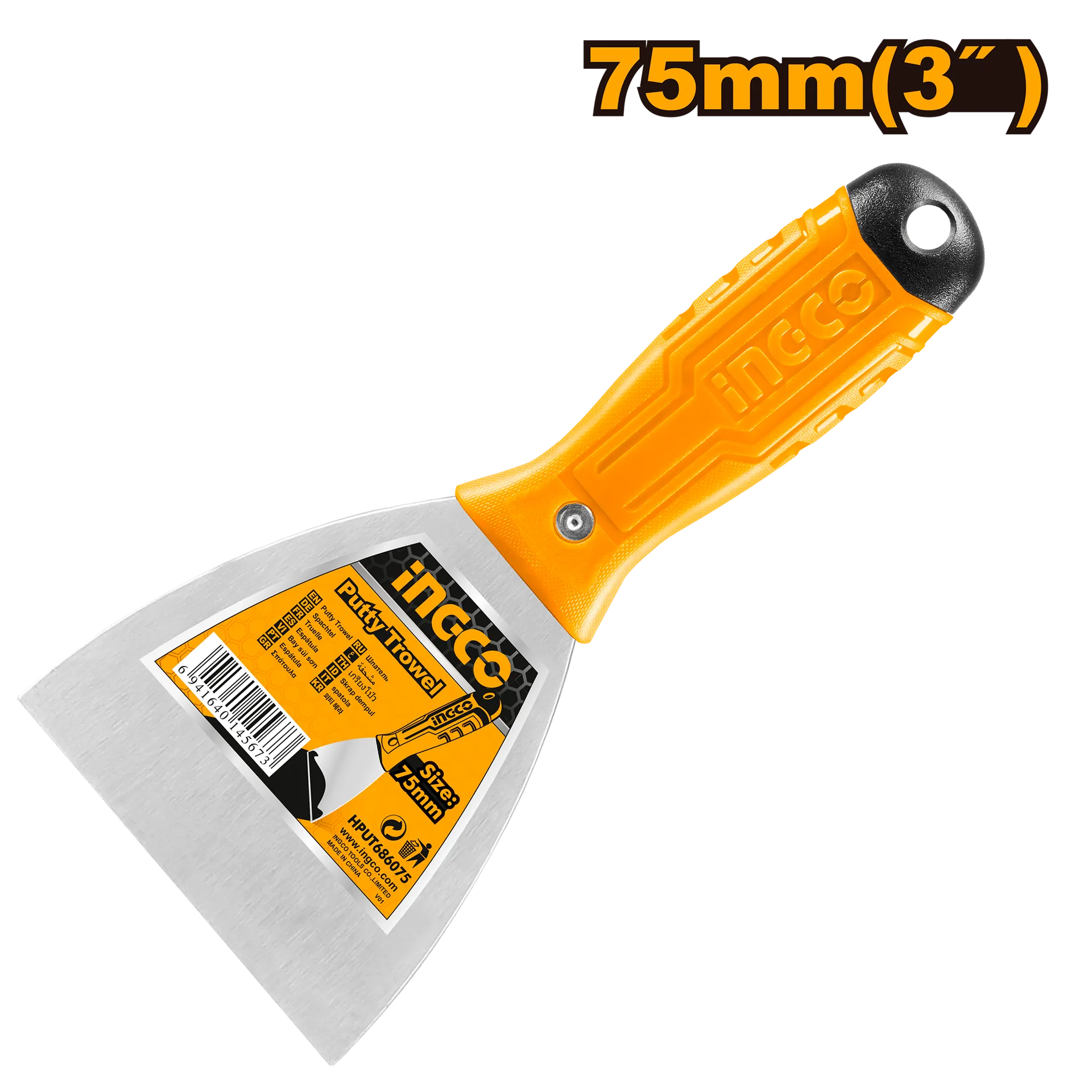 ШПАКЛИ INGCO PVC ЖОЛТА 3 HPUT686075