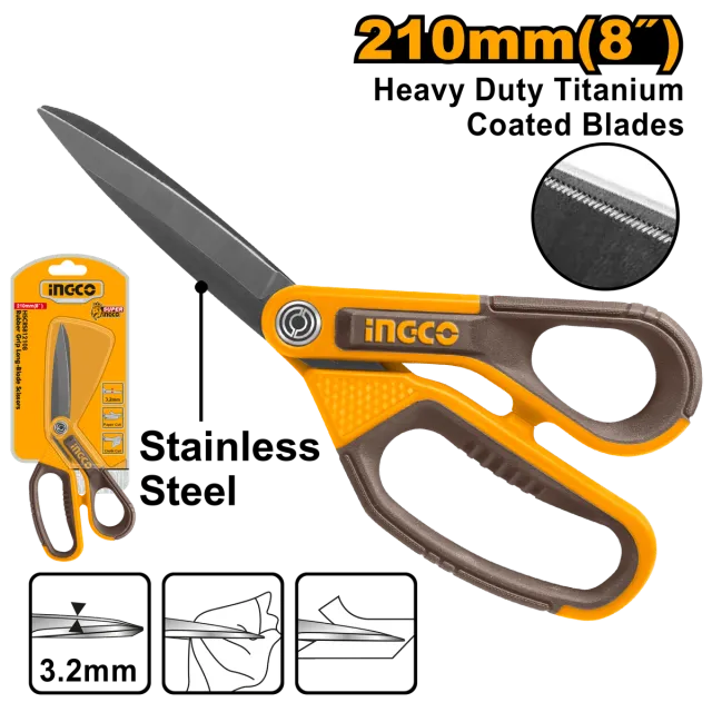 НОЖИЦИ ГОЛЕМИ 210mm INGCO HSCRS812108