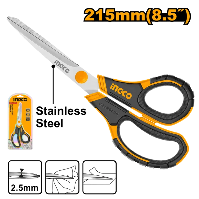 НОЖИЦИ МАЛИ 215mm INGCO HSCRS812001