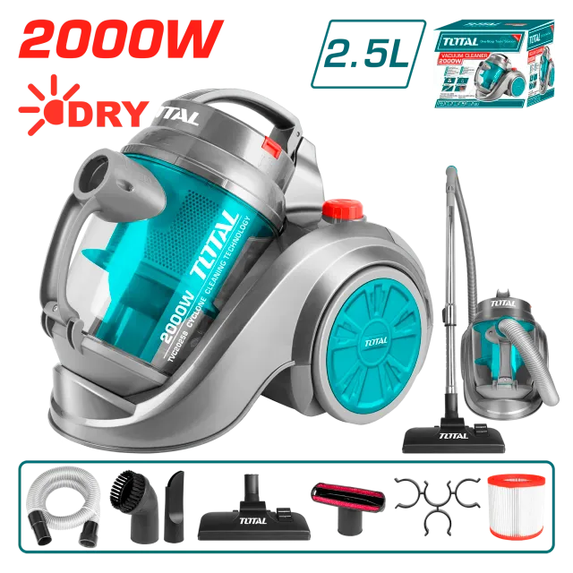 ПРАВОСМУКАЛКА 2000W TOTAL TVC20258