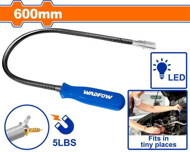 Magnet teleskopik me dritë LED 600mm WADFOW WME4E61