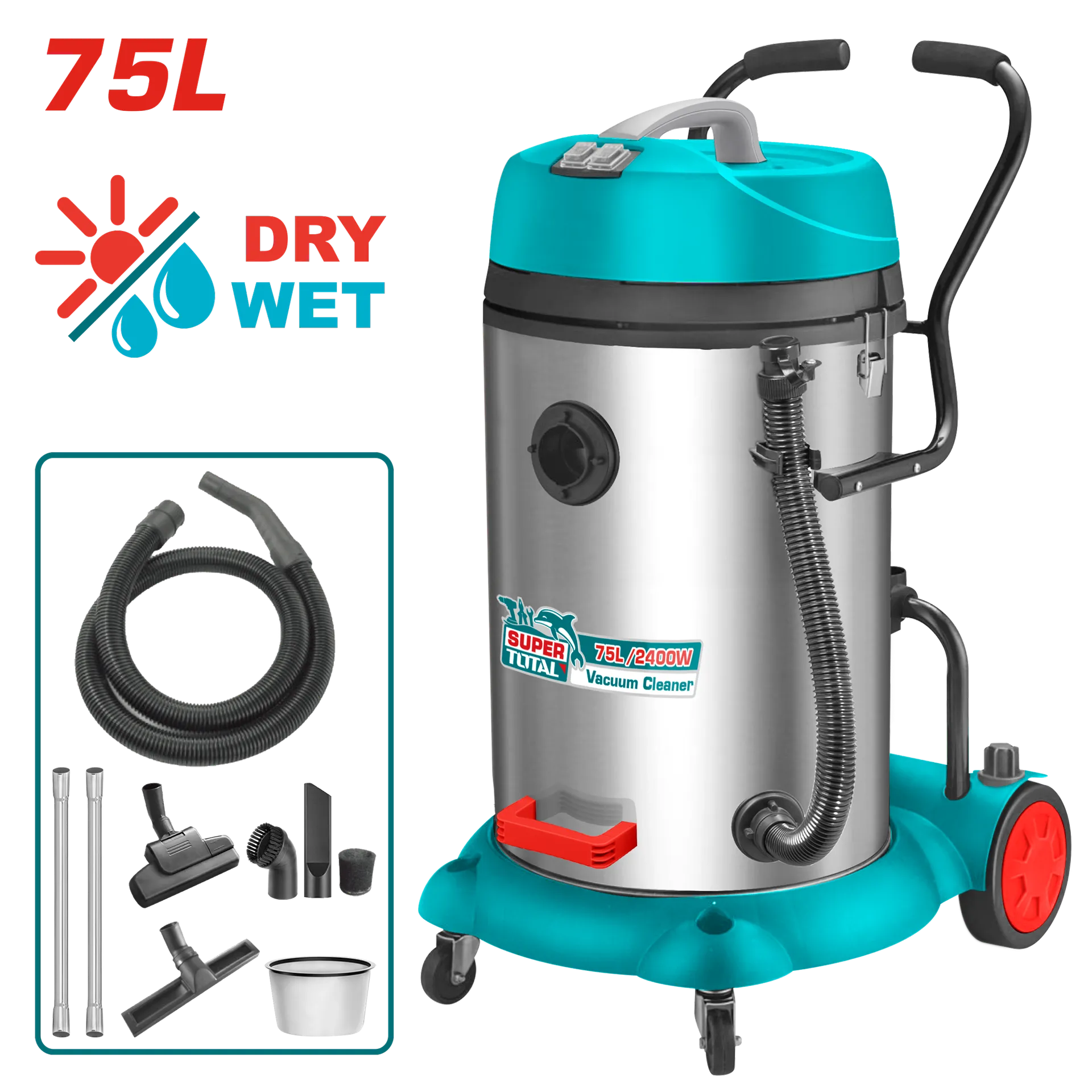 Thithese e drejte 2400W (75L) TOTAL TVC24751