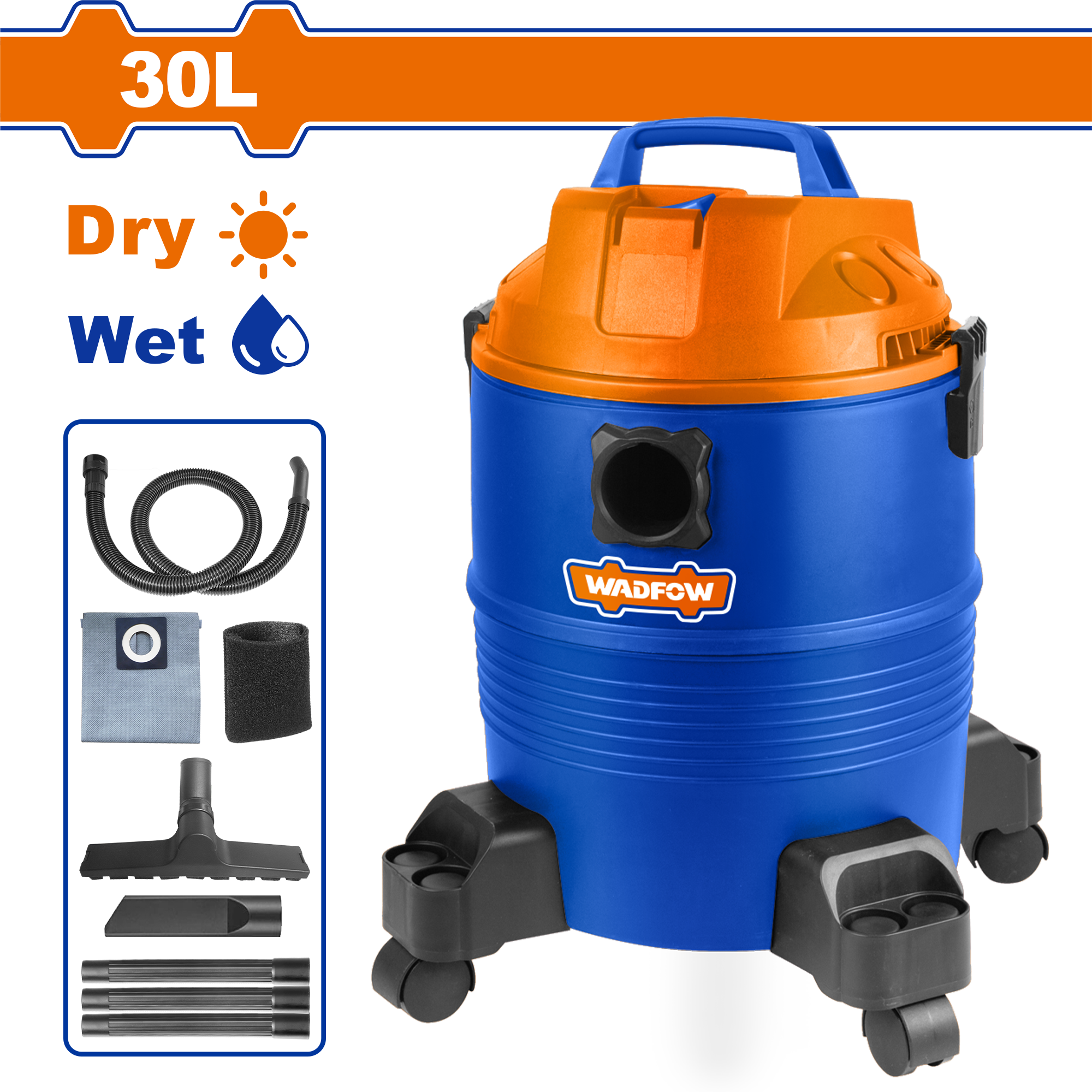 Aspirator 1200W 30L WADFOW WVR2A30
