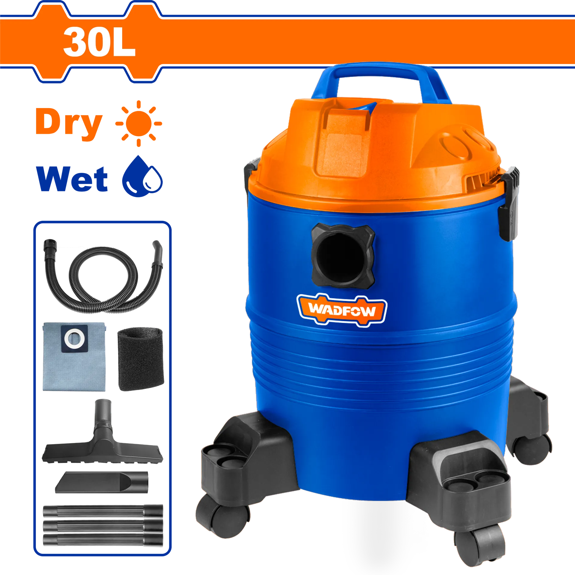 Aspirator 1200W 30L WADFOW WVR2A30