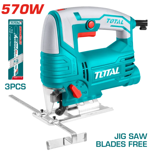 ЕЛЕКТРИЧНА УБОДНА ПИЛА 570W TOTAL – TS206656