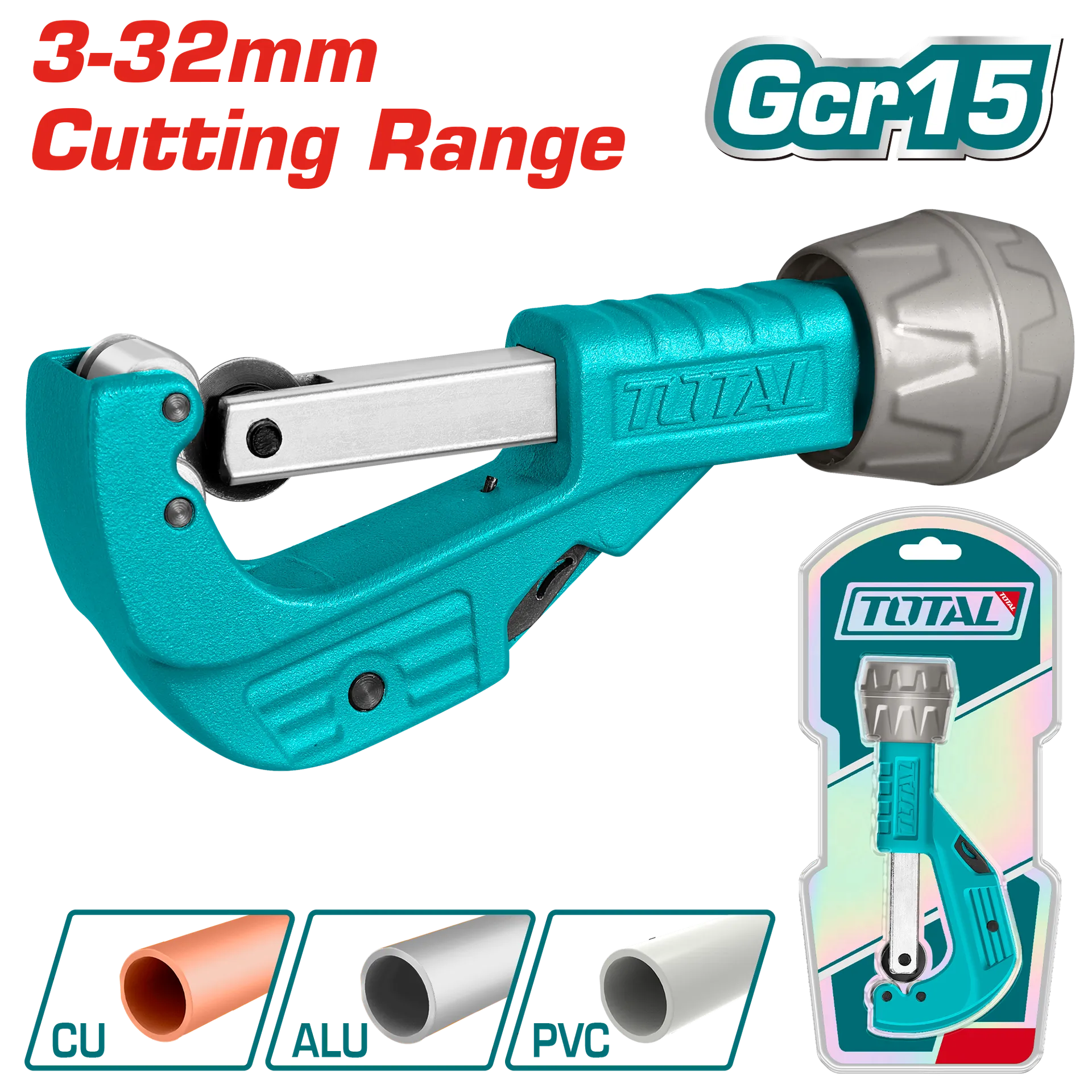 Pinca për prerje tubash TOTAL 3-32mm THT53321