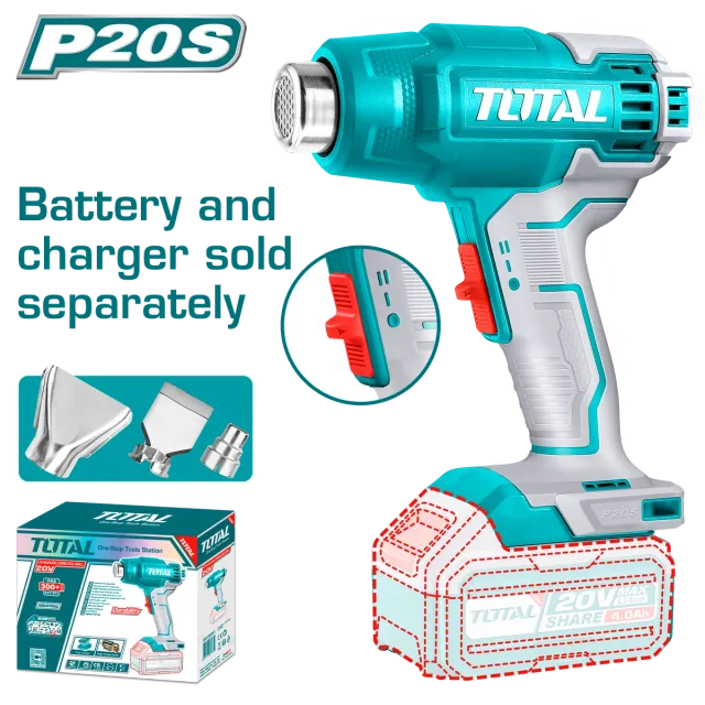 Pistol nxehtësie industriale TOTAL vetëm pa bateria TBLI2002