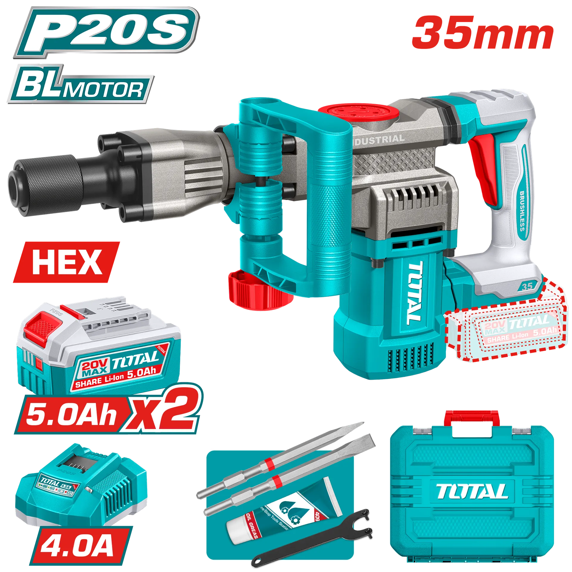 Thyej bateri hilti SDS HEX 16J TOTAL TDBLI203582