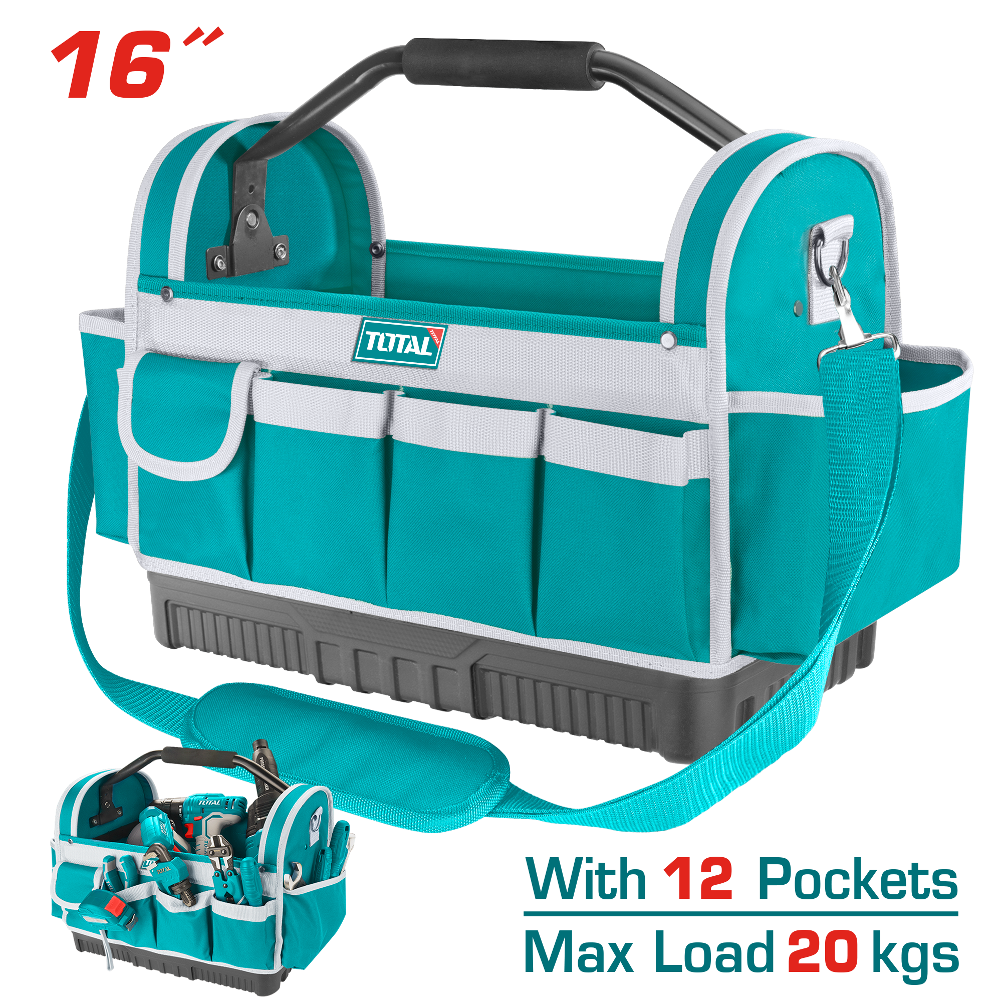 ТОРБА ЗА АЛАТ 16″ TOTAL THT36L02