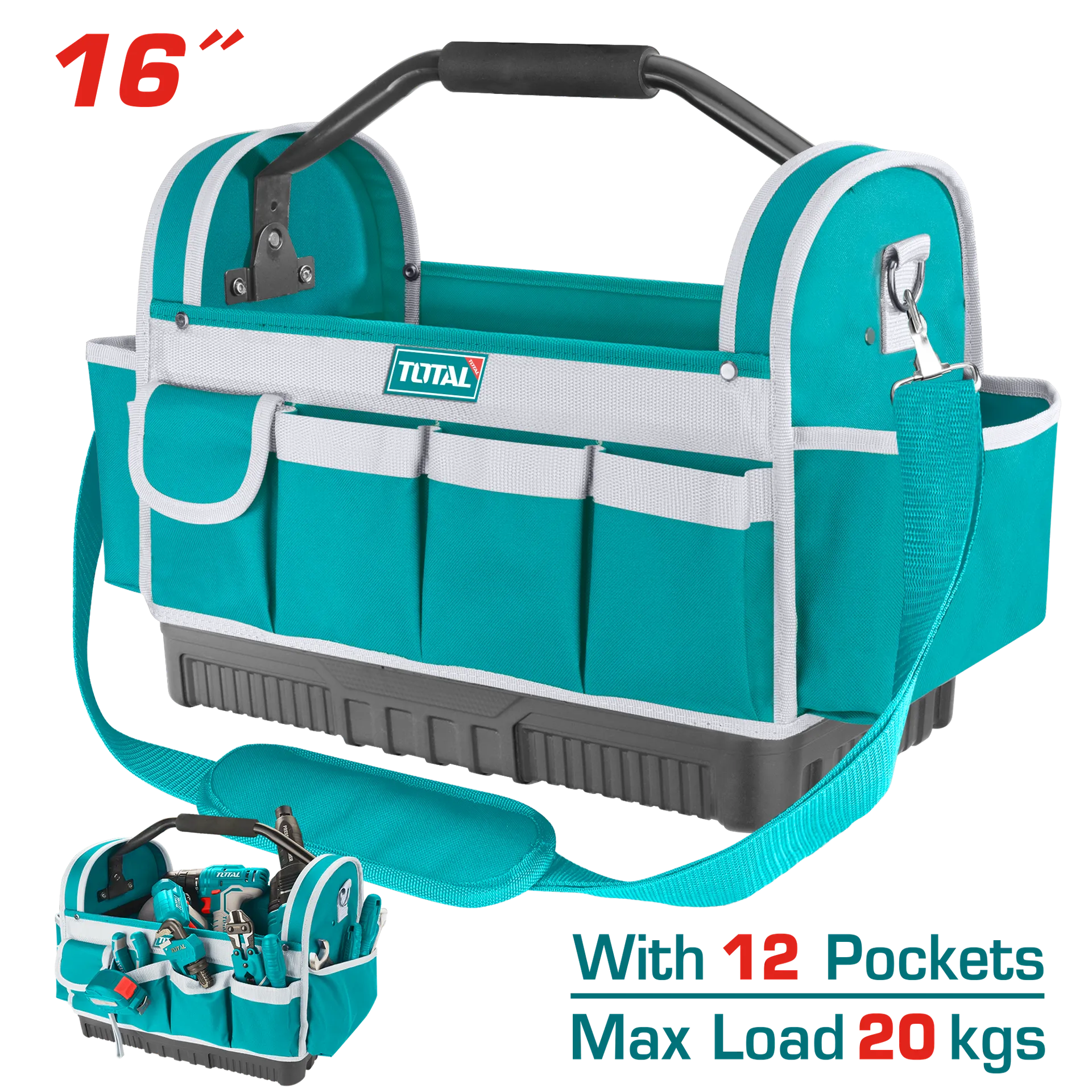 ТОРБА ЗА АЛАТ 16″ TOTAL THT36L02