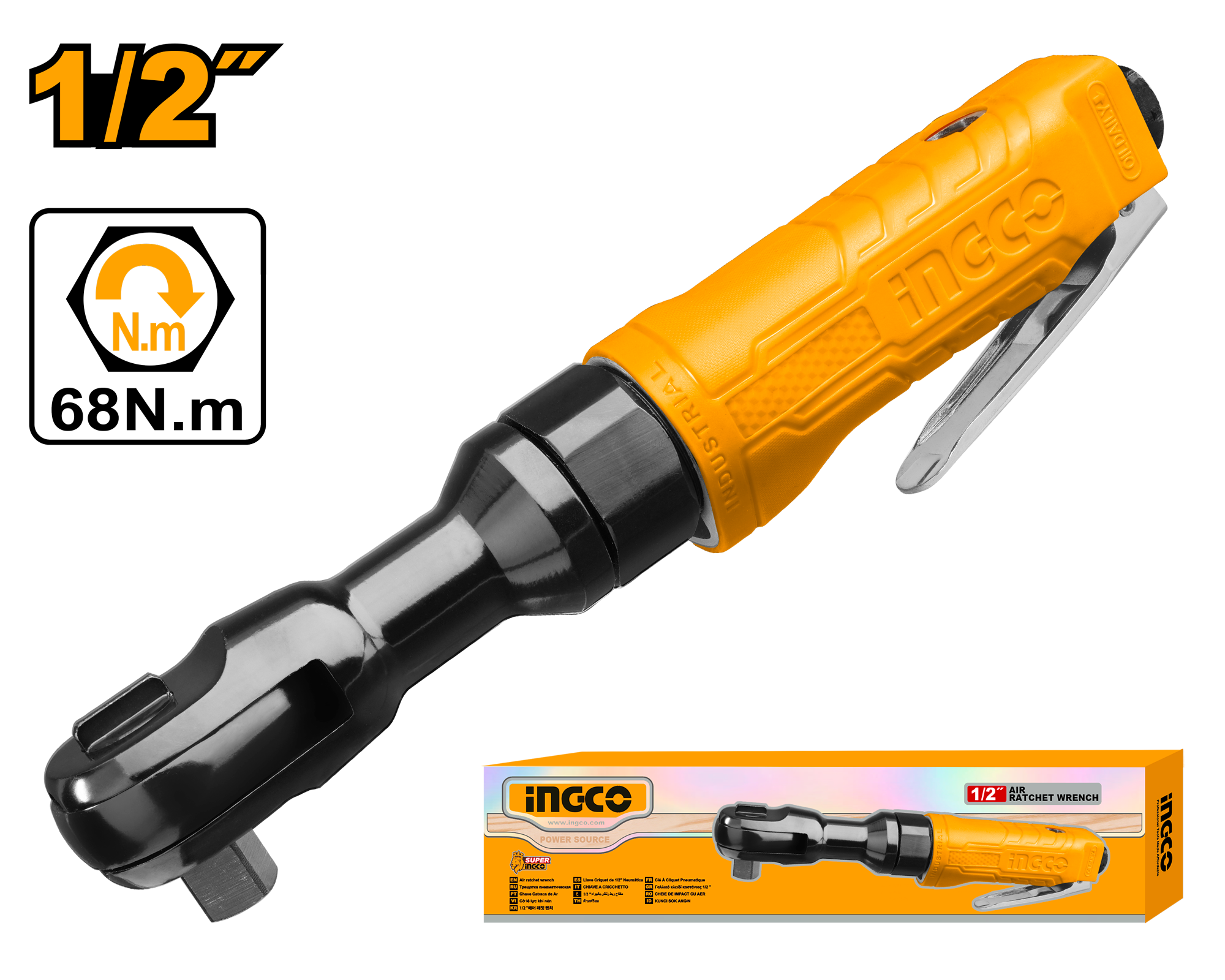 Matës pneumatik 1/2″ INGCO ARW121