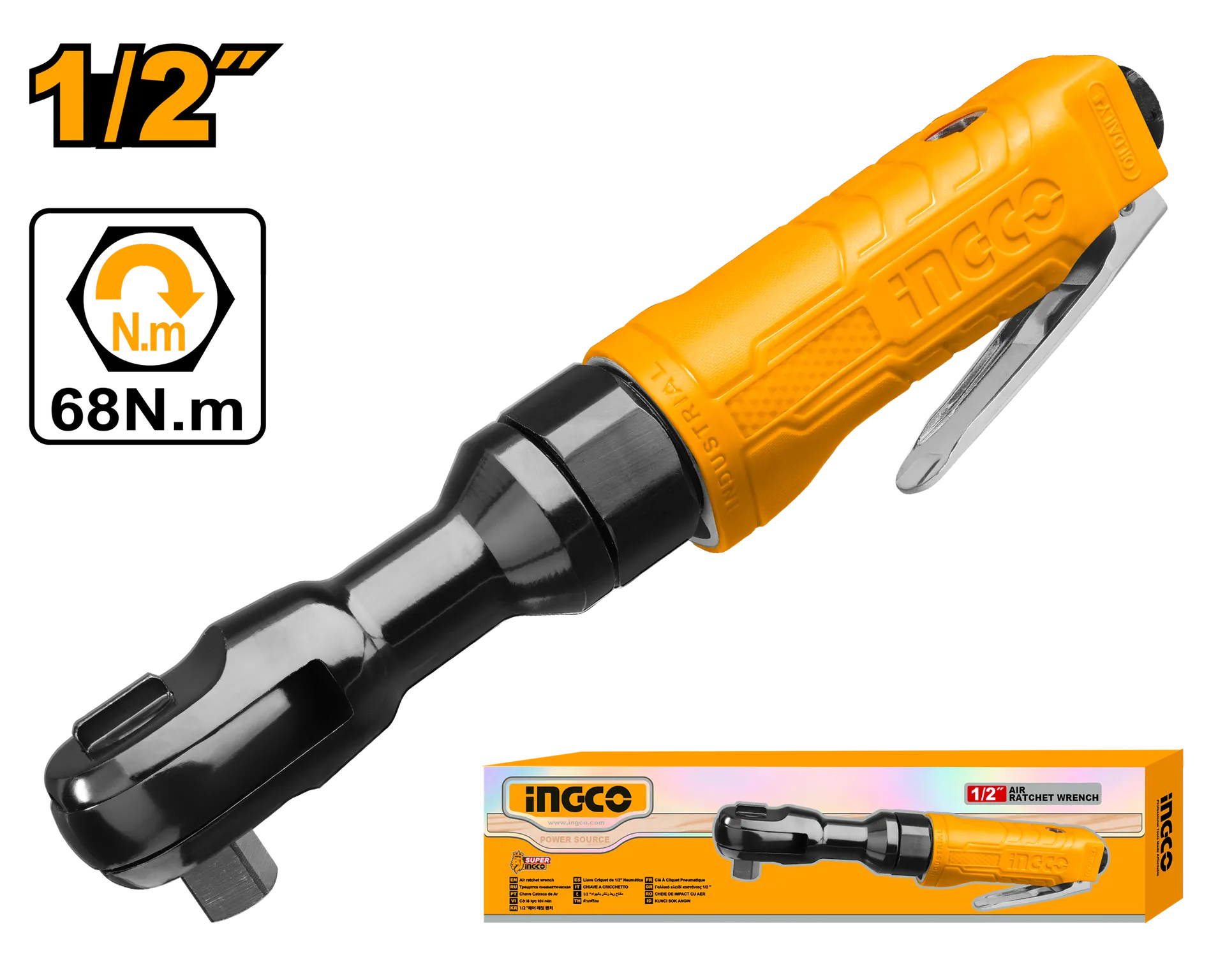 Matës pneumatik 1/2″ INGCO ARW121